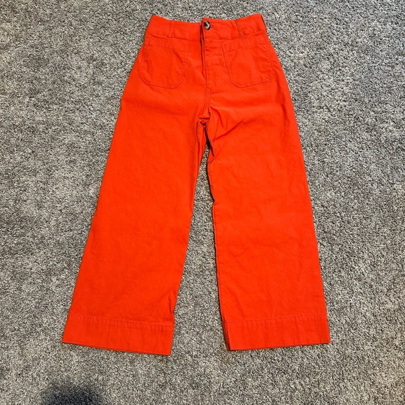 Maeve Colette Pants Size 29 Bright Orange - Picture 3 of 6